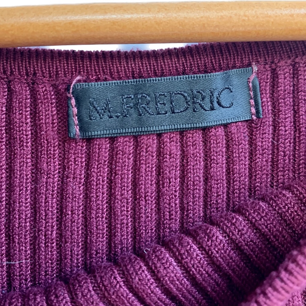 Burgundy Ribbed Top - Picture 2 of 7